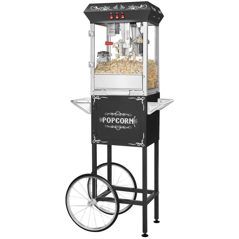 Great Northern Popcornvagn All Star 8-10 liter Svart